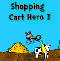 shopping cart hero 3 game
