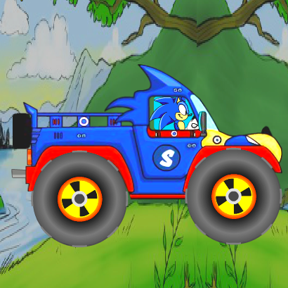 sonic truck climbing