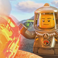 Lego Volcano Interactive