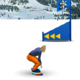 snowboard slalom game