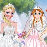 elsa and anna brides game