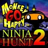 monkey go happy ninja hunt 2 game
