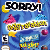 three-in-one pack - sorry! + aggravation + scrabble junior game