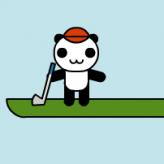 panda golf game