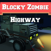 blocky zombie highway game