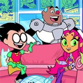 teen titans go - party titans game