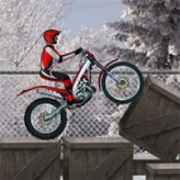 bike trial snow ride game