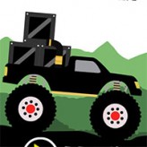 monster truck: forest delivery game