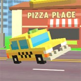 pixel road taxi depot game