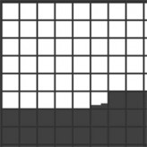 pixels filling squares game