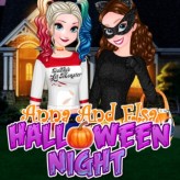anna and elsa halloween night game