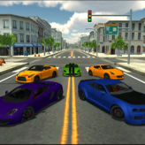 2 Player 3d City Racer 🕹️ Play Now on GamePix