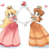 peach & daisy in the ultimate quest game