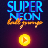 super neon ball jump game