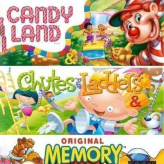 candy land & chutes and ladders & memory game