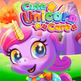 cute unicorn care game