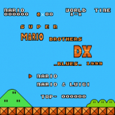 super mario bros dx blues game