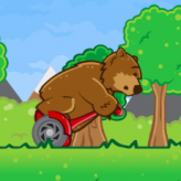 bear on a scooter game
