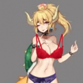 strip bowsette game