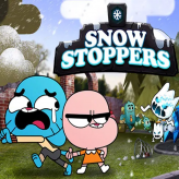 snow stoppers: amazing world of gumball game