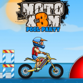 moto x3m 5: pool party game