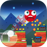 ball hero adventure: red bounce ball game