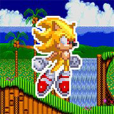 super sonic and hyper sonic in sonic 1 game