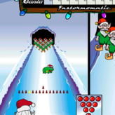 elf bowling game