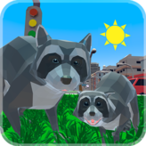 raccoon adventure: city simulator 3d game