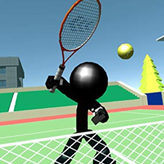 stickman tennis 3d game