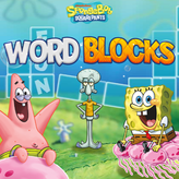 spongebob: word blocks game