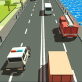 blocky traffic racing game