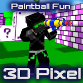 paintball fun: 3d pixel game