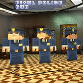 pixel police gun game