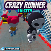 crazy runner in city game