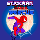 stickman hook rescue game