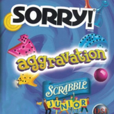 three-in-one pack - sorry! + aggravation + scrabble junior game