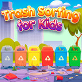trash sorting for kids game