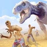 dinosaur vs zombie game