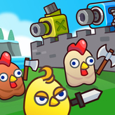 merge cannon: chicken defense game