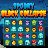 spooky block collapse game