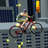 bike stunts on the roof game