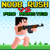 noob rush vs pro monsters game