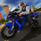 police chase - motorbike driver game