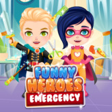 funny heroes emergency game