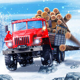 truck driver - snowy roads game