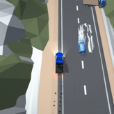 truck and police game