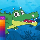 sea creatures coloring book game