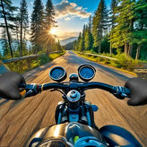 motorcycle racer: road mayhem game